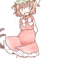 tttt 4tran chen cute euphoria gender_affirming hrt moe touhou tranime trans_rights_are_human_rights valid white_background // 512x512 // 207KB