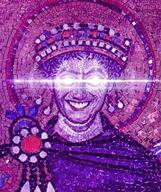 byzantine byzantine_empire emperor justinian justinian_I justinian_the_great king lazer lazer_eyes orthodox painting // 526x628 // 745KB